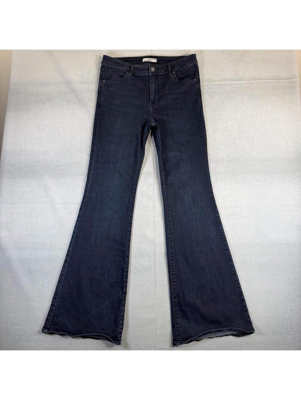 Vintage Abercrombie & Fitch High Rise Flare Jeans Womens 10 W30 Bell Bottom Y2K